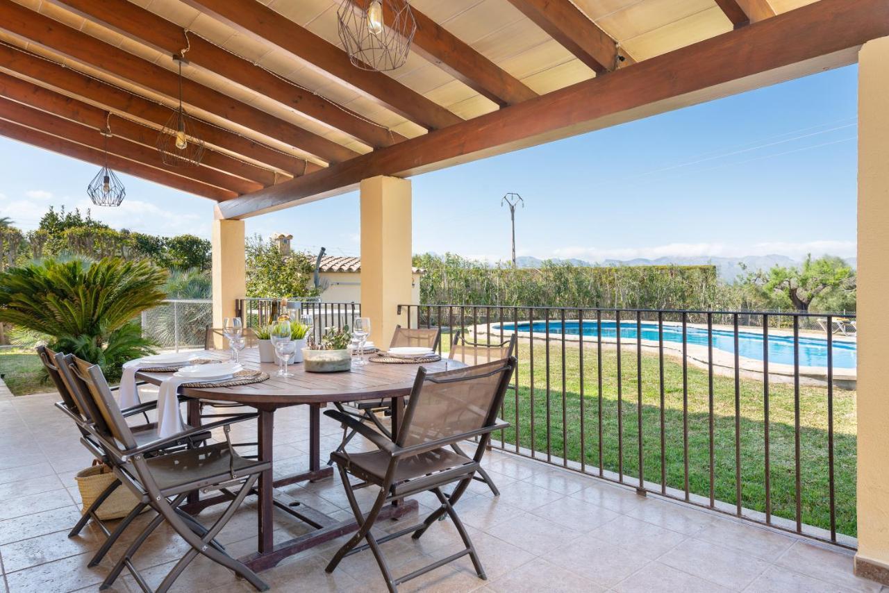 Villa Pou D,Ambroitx, Pool And Sea Views In Alcudia Екстериор снимка