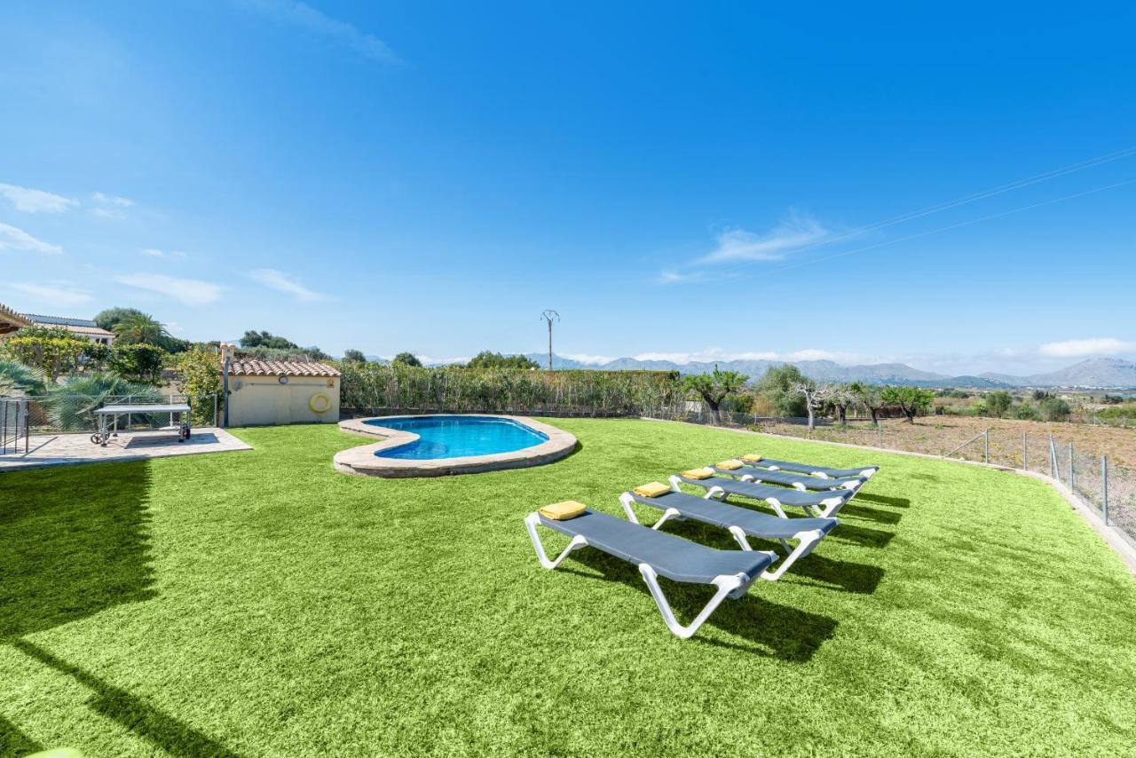Villa Pou D,Ambroitx, Pool And Sea Views In Alcudia Екстериор снимка