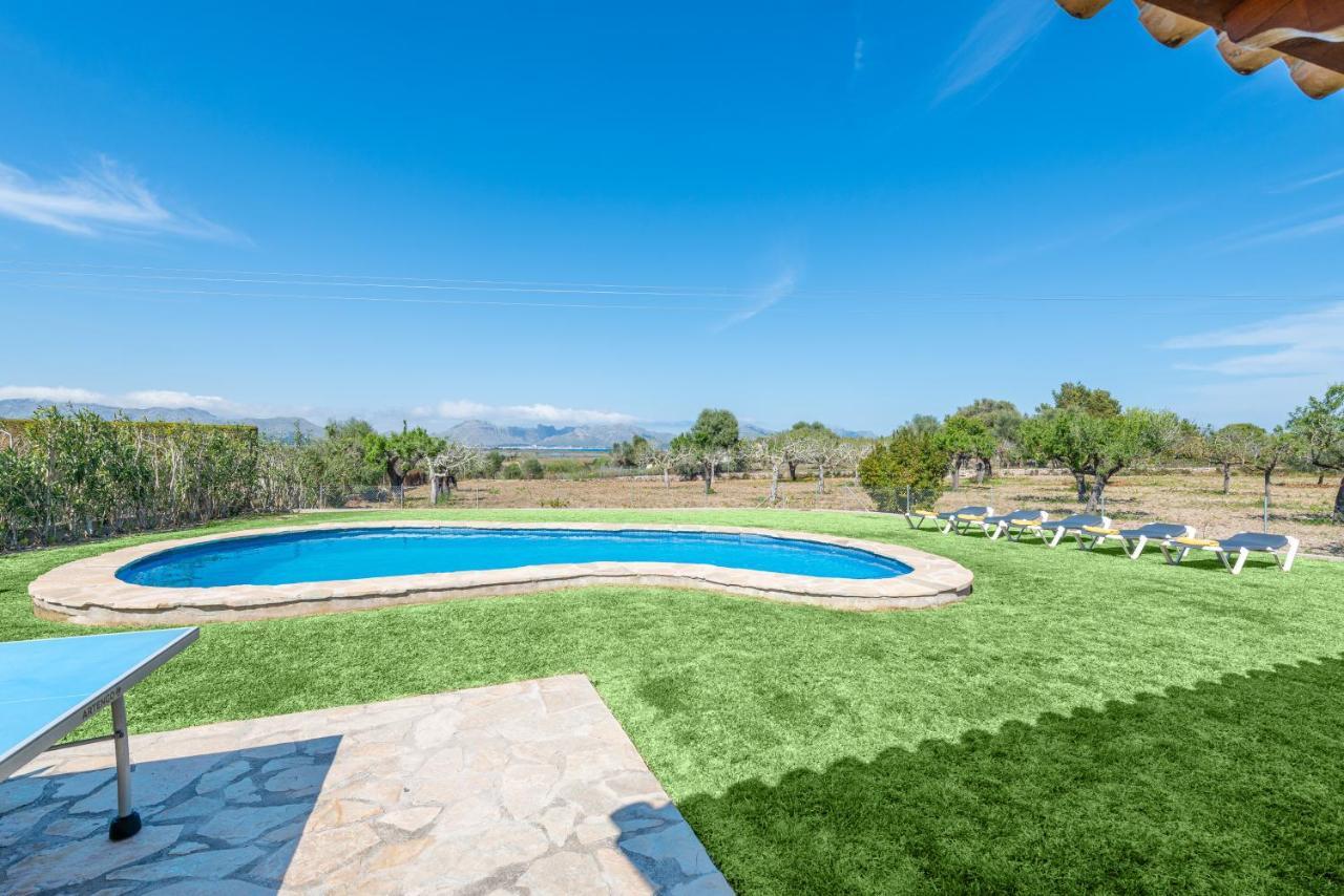 Villa Pou D,Ambroitx, Pool And Sea Views In Alcudia Екстериор снимка