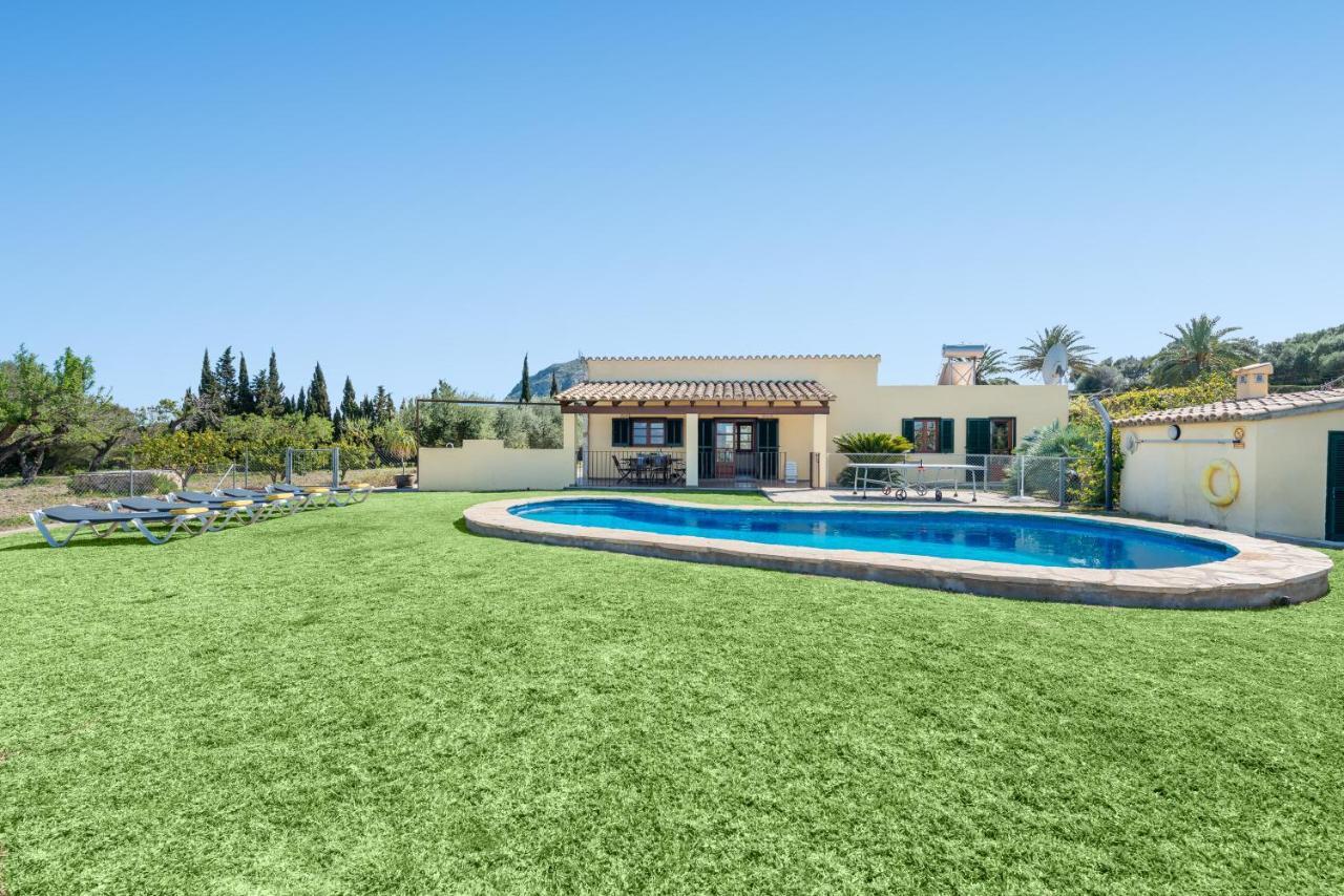 Villa Pou D,Ambroitx, Pool And Sea Views In Alcudia Екстериор снимка
